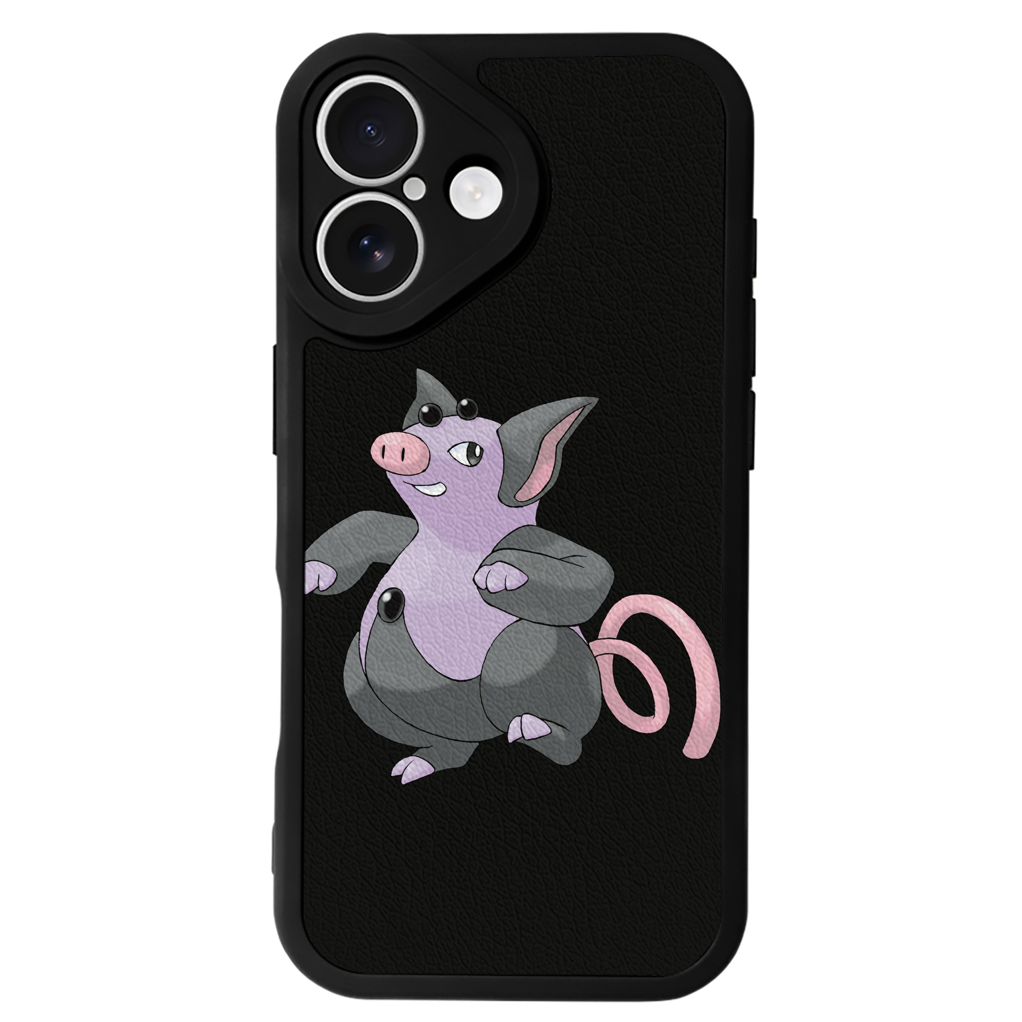 （画像用） ポケットモンスター Pokémon 【iPhone 16シリーズ対応】シリコンスマホケース（レザー調） 材質：シリコン